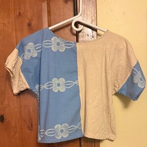 Unique Handmade Linen Top